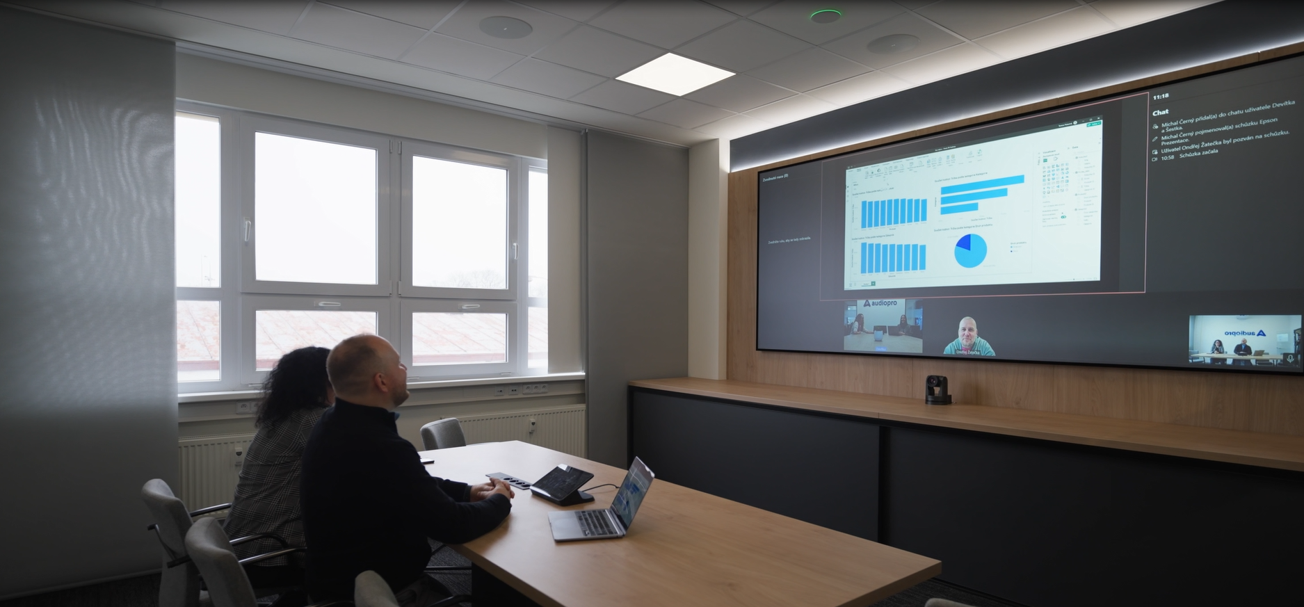 Audiopro sceglie i videoproiettori Epson per la sua nuova sala conferenze.