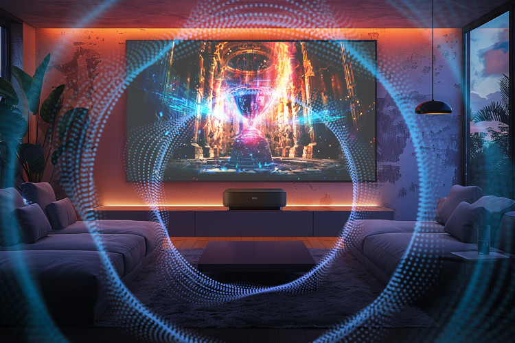 Neue Epson Projektoren Marke „Lifestudio Grand“  Ultrakurzdistanz-4K-Laserprojektoren für das Home Entertainment