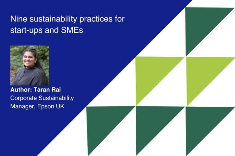 Nine sustainability practices for start-ups and SMEs
