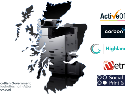 Sustainable heat-free printing now accessible to Scotland’s Public Sector
