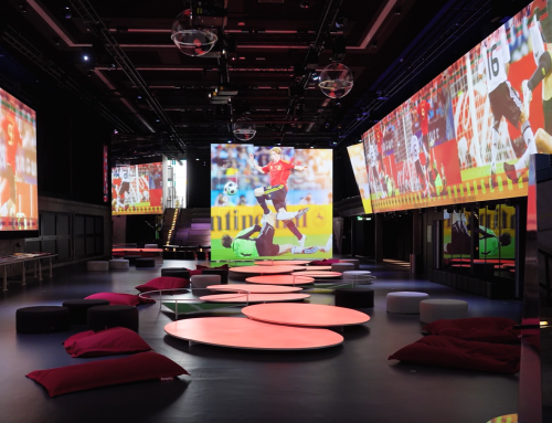 Immersive Ausstellung des Deutschen Fußballmuseums mit Epson Projektoren