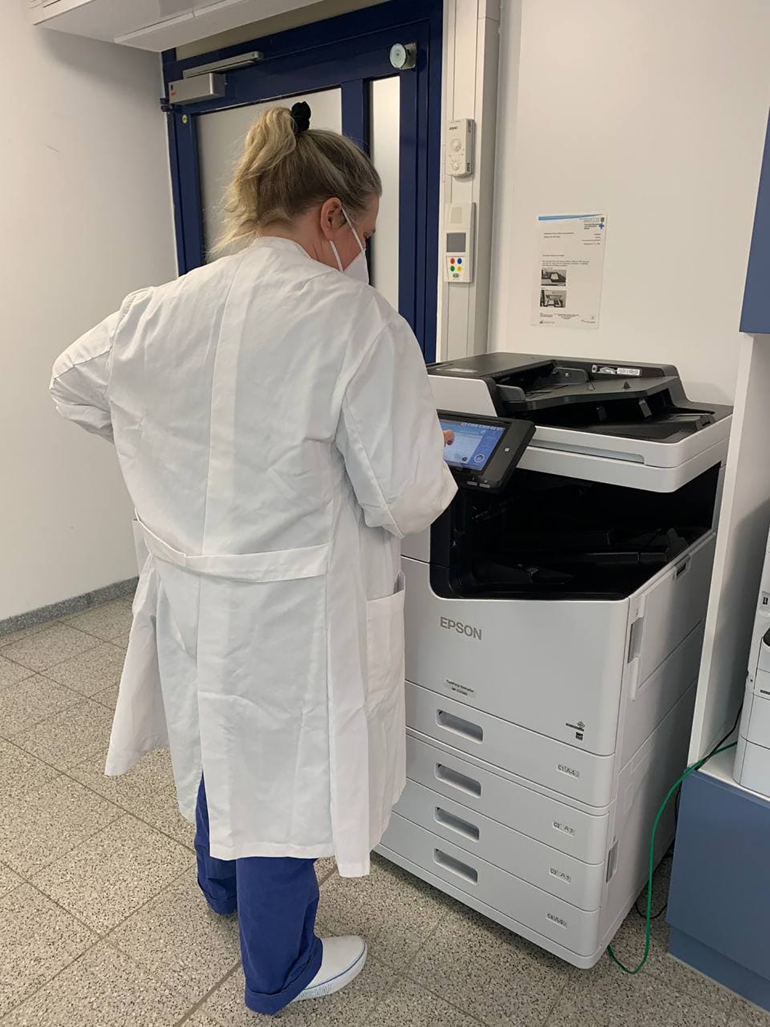 Krankenhaus St. Anna nutzt Epson WorkForce