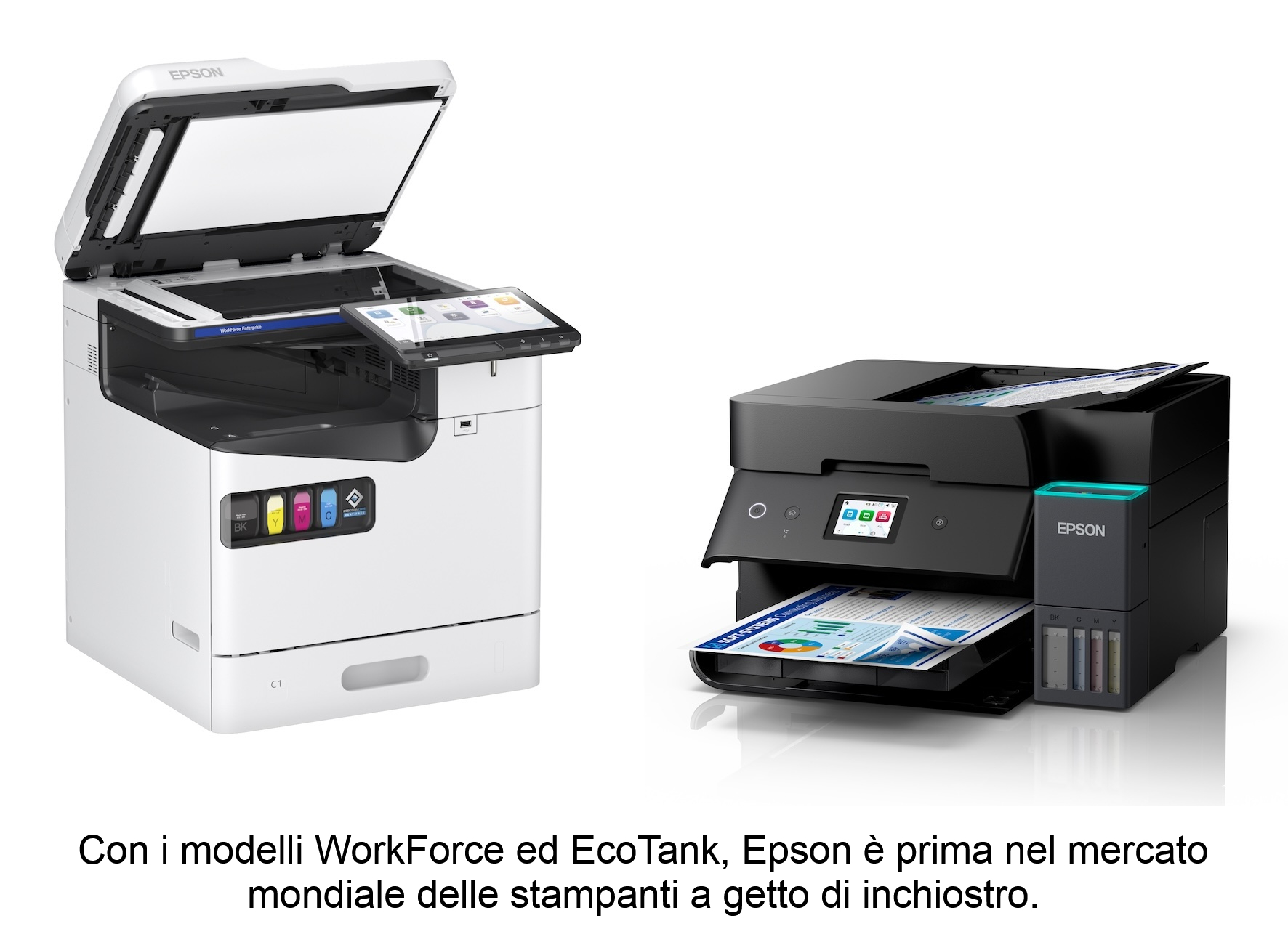 Secondo IDC, Epson è il nuovo numero uno mondiale nelle stampanti a getto d’inchiostro, con il 34,1%