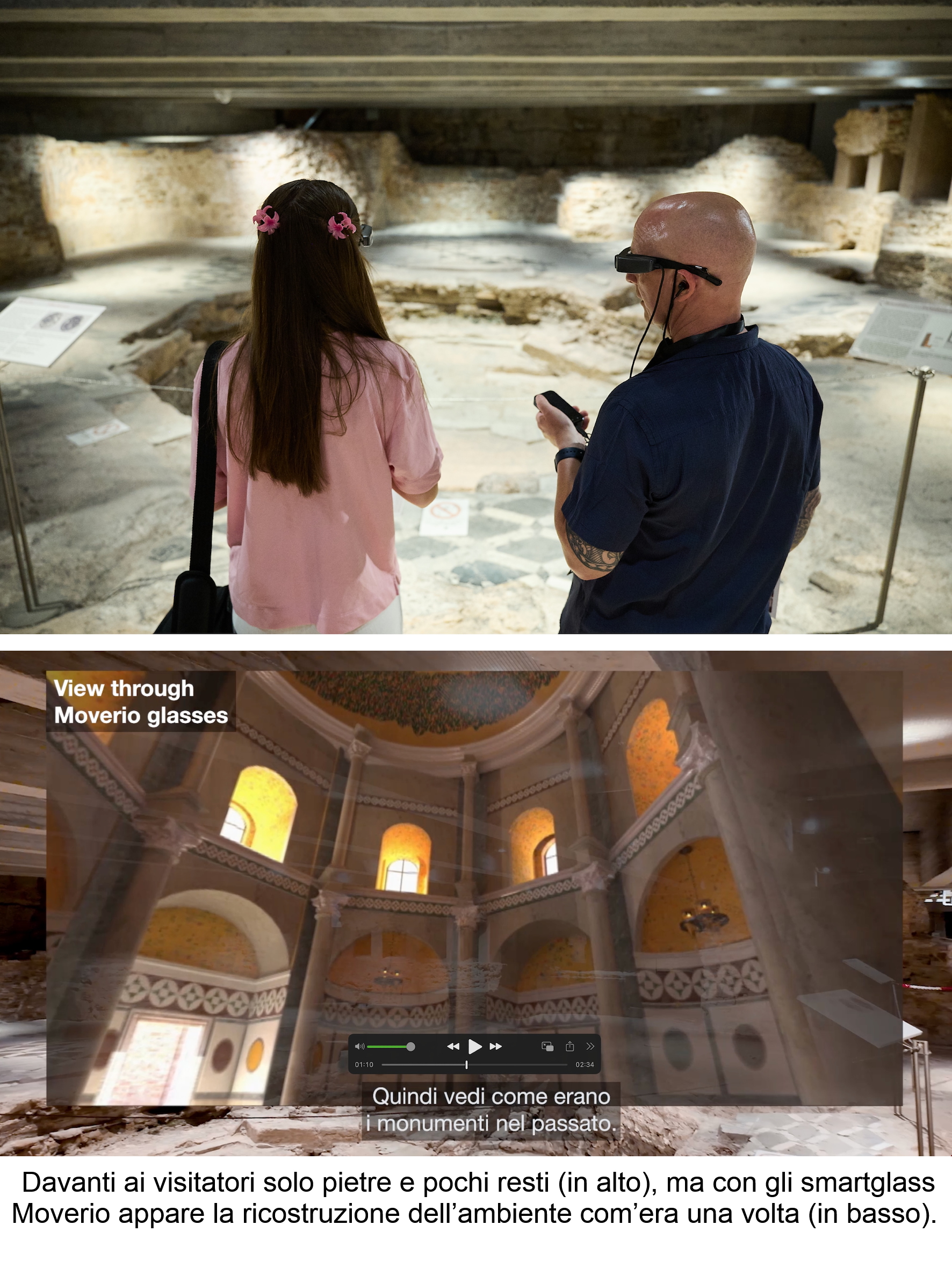 Dentro il Duomo di Milano, gli smartglass Epson Moverio portano i visitatori indietro nel tempo e in luoghi nascosti