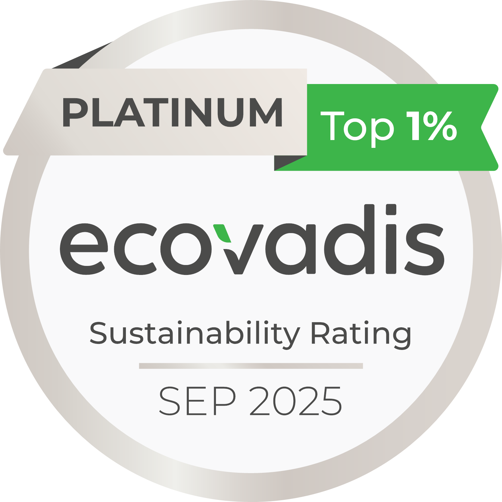 A Epson recebe a classificação Platinum da EcoVadis em sustentabilidade pelo segundo ano consecutivo