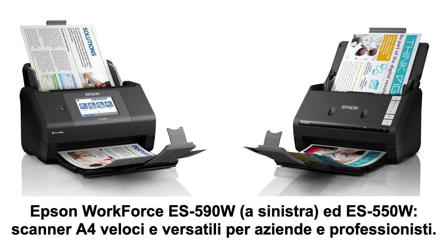 Da Epson due nuovi scanner wireless per una digitalizzazione dei documenti veloce