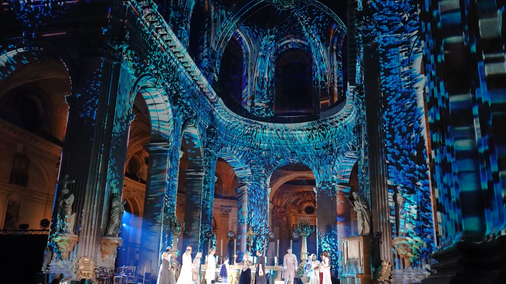 Proyección mapping en Saint-Sulpice con Epson: un espectáculo inmersivo