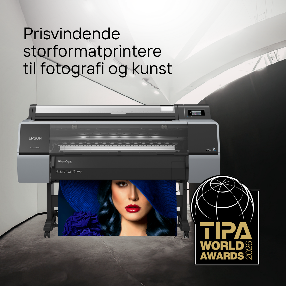 Epson vinder den prestigefyldte TIPA Award 2026 for SureColor P7300 og P9300 storformatprintere
