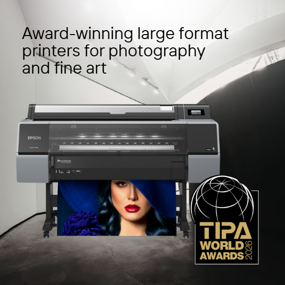 Epson vinner TIPA Award 2026 för storformatsskrivarna SureColor P7300 och P9300