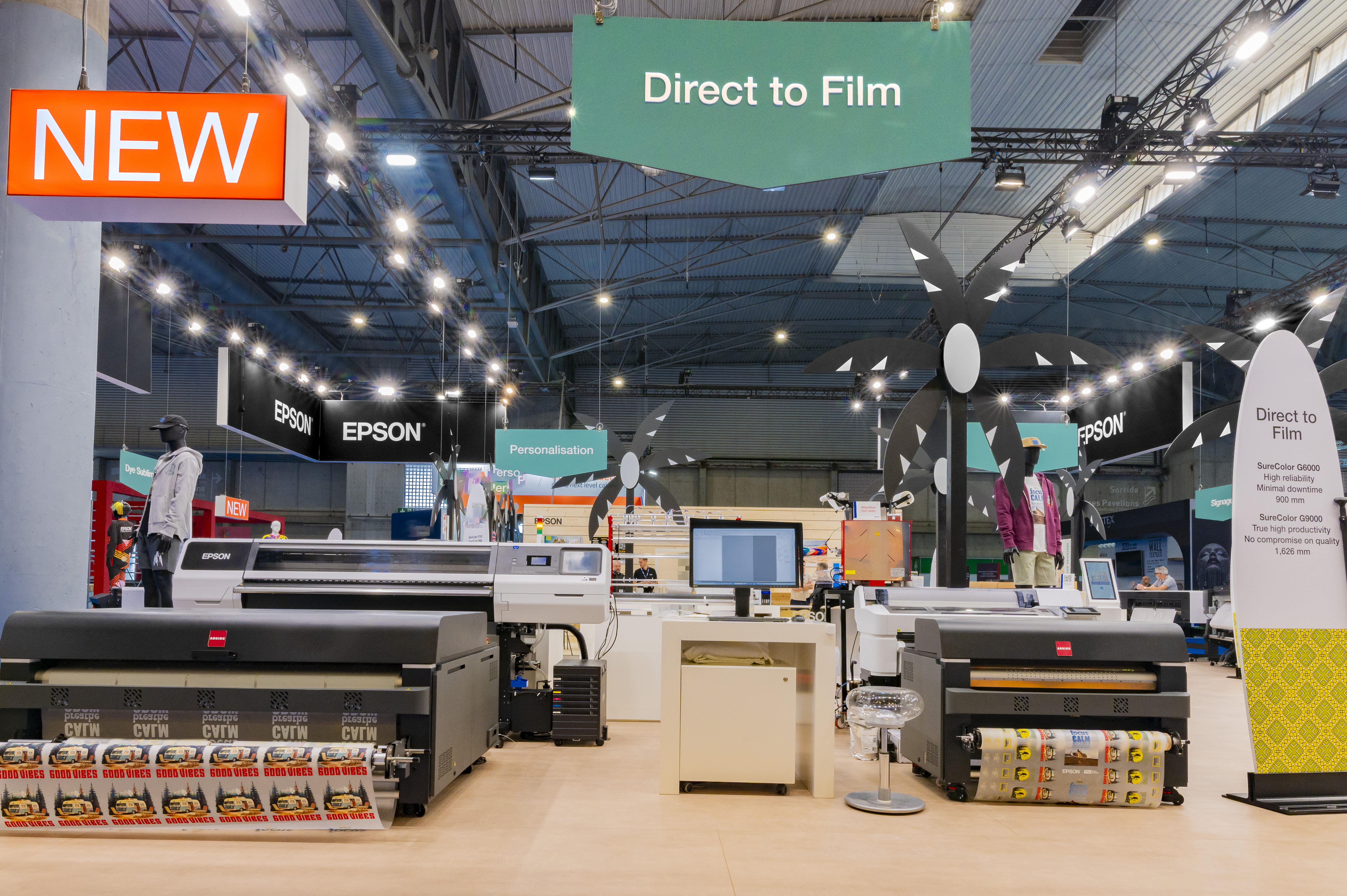 SureColor G9000 at FESPA New DTFilm printer SureColor G9000, at FESPA26
