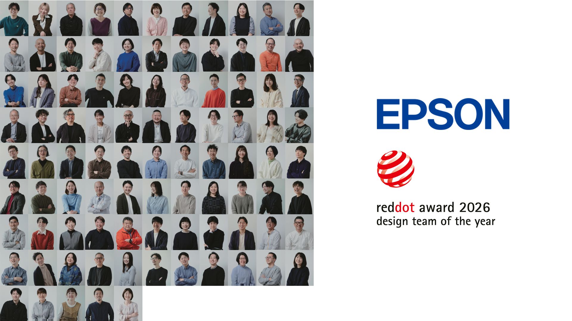 Epson wyróżniony tytułem Red Dot: Design Team of the Year 2026