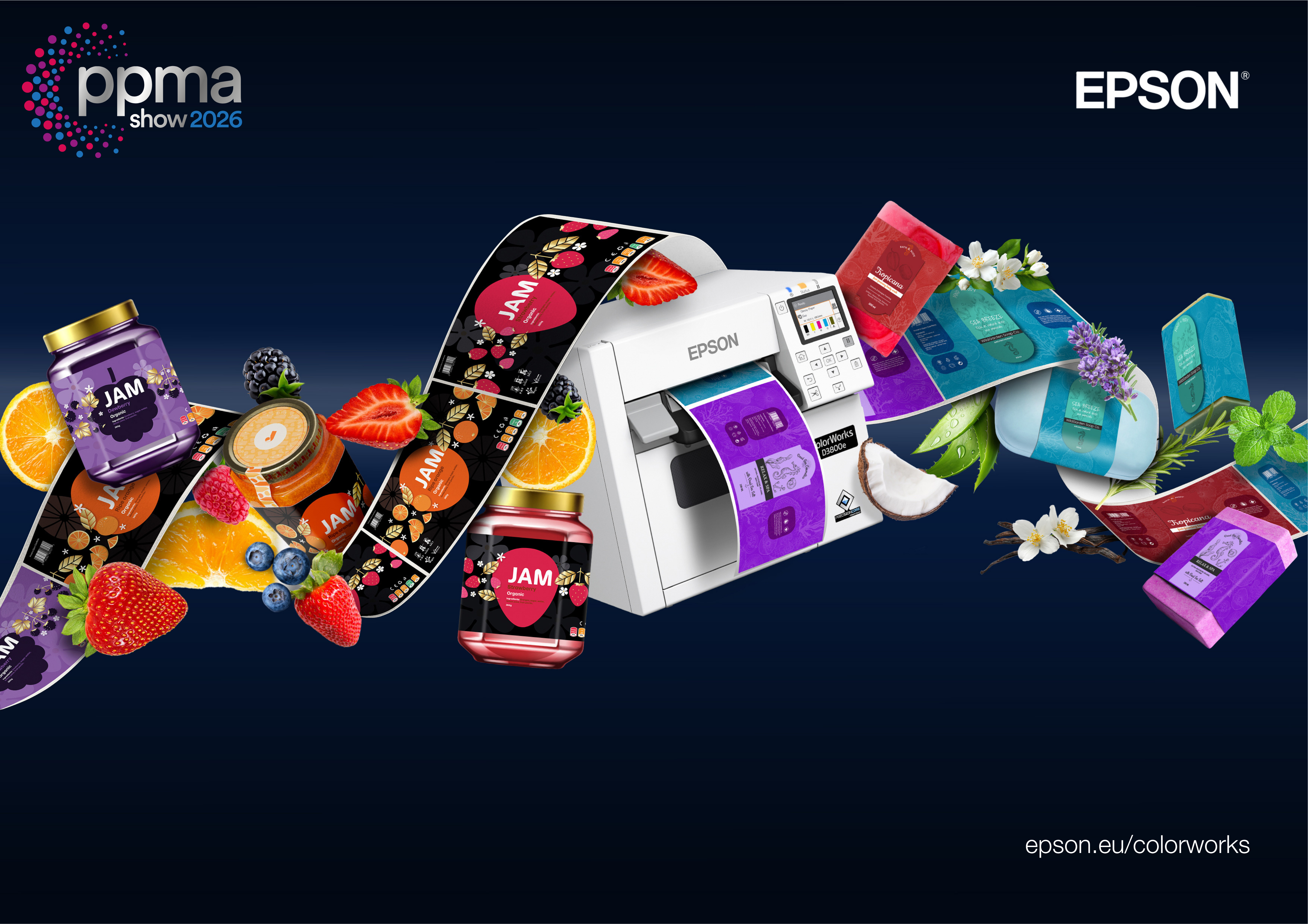 Epson to showcase ColorWorks on-demand colour label printing at PPMA Show 2026