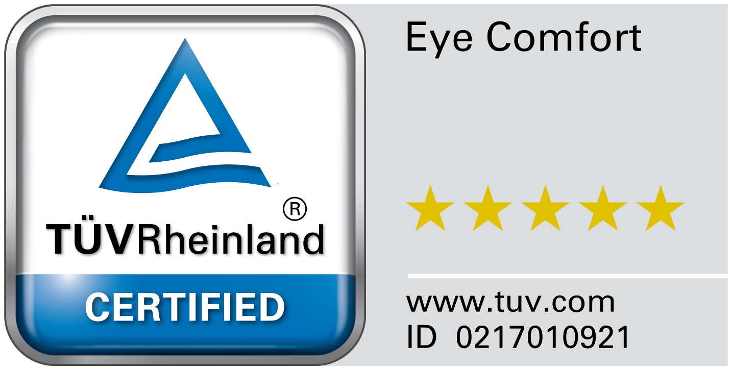 „Epson“ projektoriai gavo penkių žvaigždučių „TÜV Rheinland“ „Eye Comfort“ sertifikatą