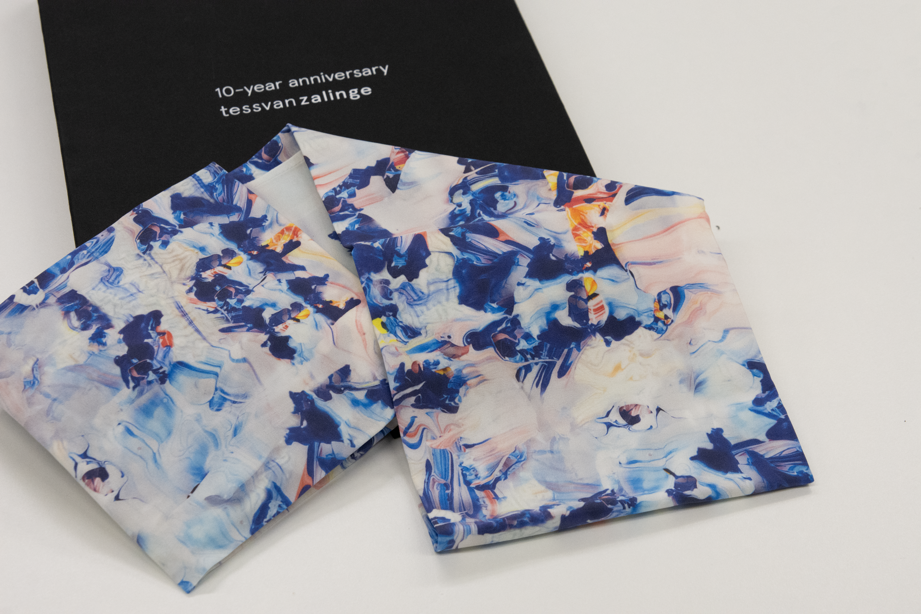 Tess van Zalinge and Epson transform a decade of design into limited-edition anniversary scarves