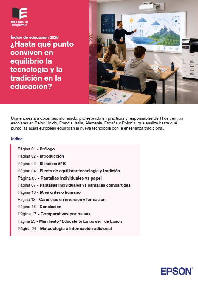 Los centros educativos españoles tienen dificultades para equilibrar la tecnología con los métodos de enseñanza tradicionales